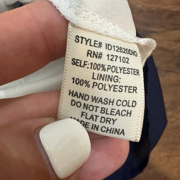 Modcloth Pink Owl Yellow Navy Blue White Colorblock Shift Dress Sleeveless L - Picture 7 of 8